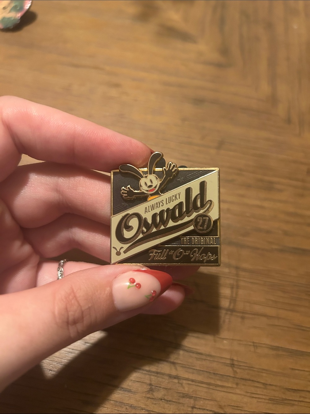 Disney Oswald Always Lucky Trading Pin